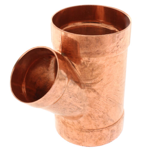 3" x 3" x 2" Wrot Copper DWV Wye