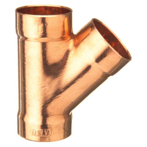 3" x 3" x 1-1/2" Wrot Copper DWV Wye