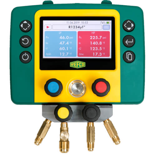 REFMATE-4-CA-WTC, Four-Way Digital Manifold