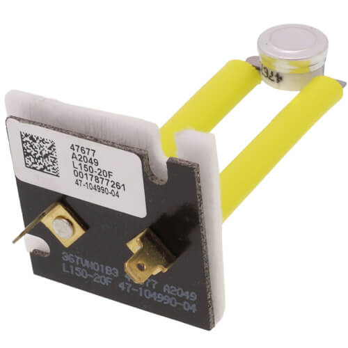 Auto Reset Limit Switch (150°F Fixed Open, 130°F Fixed Close), 47-104990-04