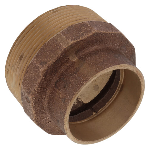 1-1/2" x 2" Cast Brass DWV Male Adapter