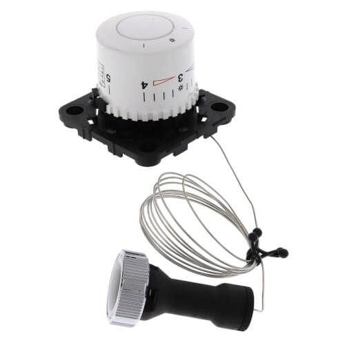 Thermostatic Control Head with Remote Knob, 43-82 F