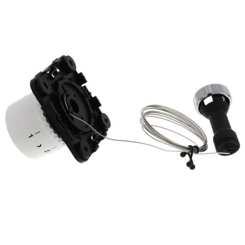 Thermostatic Control Head with Remote Knob, 43-82 F