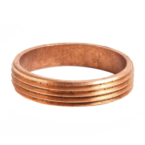 2" DWV Cast Brass Trap (CxM) - Marvel Thread Piece