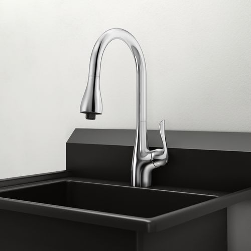 1 Handle Laundry Faucet, 4.0 GPM, 4736 (Chrome)