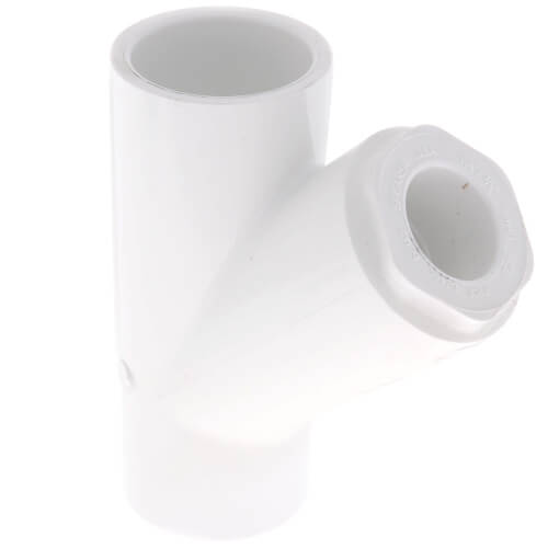 1-1/4" x 1-1/4" x 3/4" PVC Sch. 40 Wye