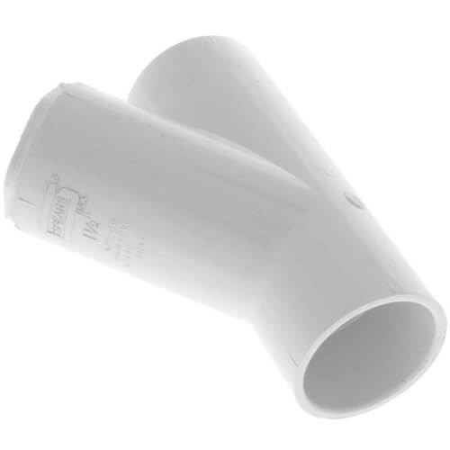 1-1/2" x 1-1/2" x 1/2" PVC Sch. 40 Wye