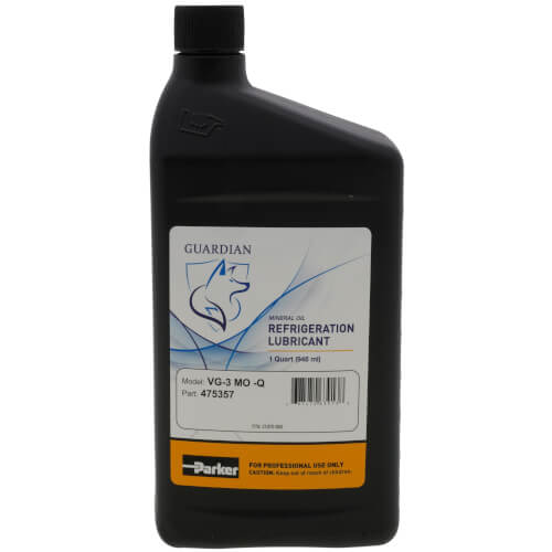 Virginia Guardian 3GS Mineral Refrigeration Oil - 150 SUS, 1 Quart (ISO 32)