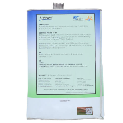 LE32H1 EMKARATE RL Polyol Ester Refrigeration Lubricants - 150 SUS (ISO 32)