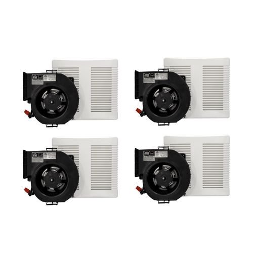 SMPL80 Bat Fan Trim Kit, 1 Speed 80 CFM (4 Pack)
