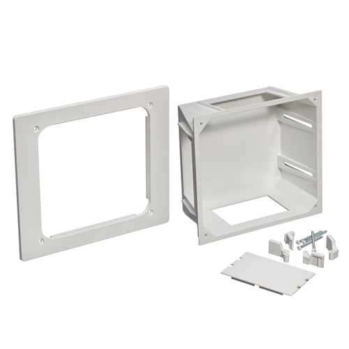 Recessed Entertainment Box (reb), Includes Low Profile Frame (White)