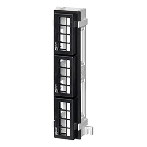 Quickport, 12-port Multimedia Patch Block Mounting Bracket Included.