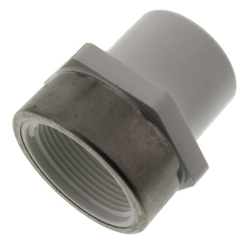 1-1/2" PVC Schedule 40 Spigot x Spec. Reinforced Female Adapter