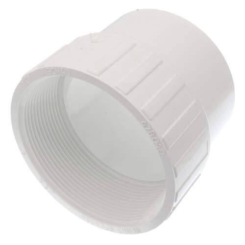 4" PVC Schedule 40 Spigot x Female Adapter