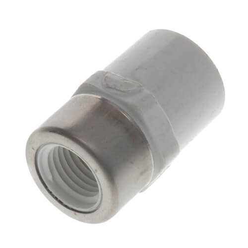 1/2" x 1/4" PVC Schedule 40 Spigot x Spec. Reinforced Female Adapter