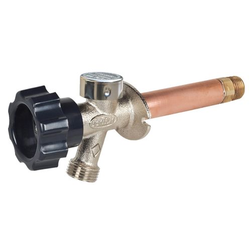478D Close Coupled Anti-Siphon Wall Hydrant, 1/2" MPT x Sweat - Gray Handle