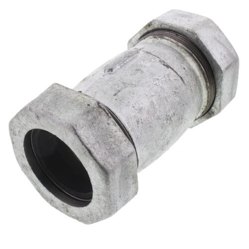 1-1/2" Galvanized Long Compression Coupling (440L07C)