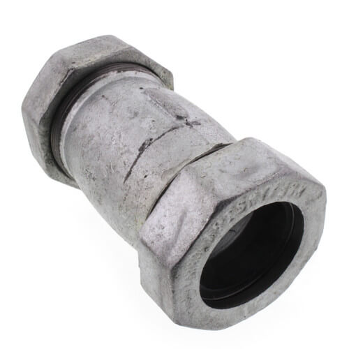 1-1/2" Galvanized Long Compression Coupling (440L07C)