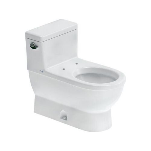 Starck 3 One-Piece Elongated Toilet, 1.28 Gpf (White), 2120010001