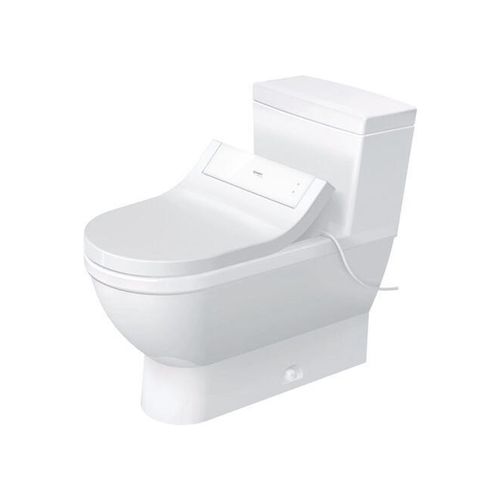 Starck 3 One-Piece Elongated Toilet, 1.28 Gpf (White), 2120010001 4 Starck 3 One-Piece Elongated Toilet, 1.28 Gpf (White), 2120010001