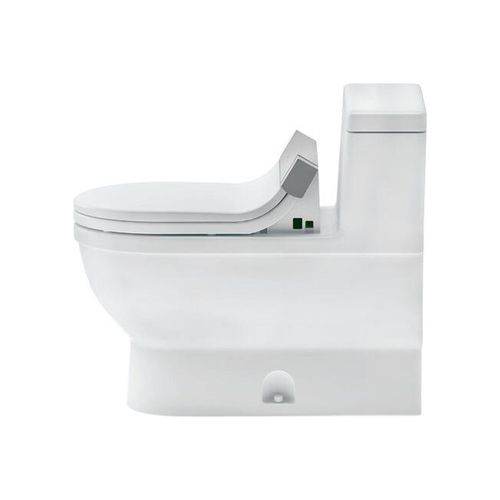 Starck 3 One-Piece Elongated Toilet, 1.28 Gpf (White), 2120010001 6 Starck 3 One-Piece Elongated Toilet, 1.28 Gpf (White), 2120010001