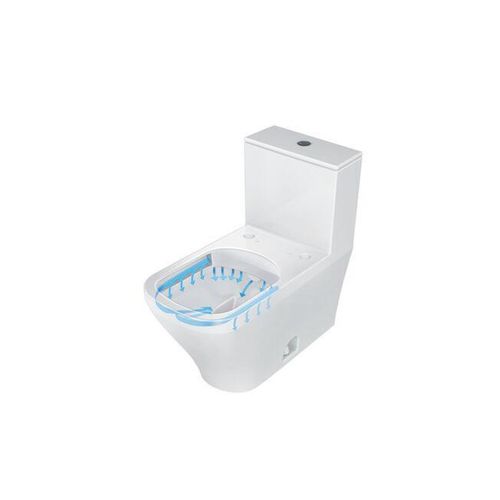 Durastyle Elongated One-Piece Toilet, 1.28 Gpf, Rimless, High Gloss (White), 2157510085 5 Durastyle Elongated One-Piece Toilet, 1.28 Gpf, Rimless, High Gloss (White), 2157510085