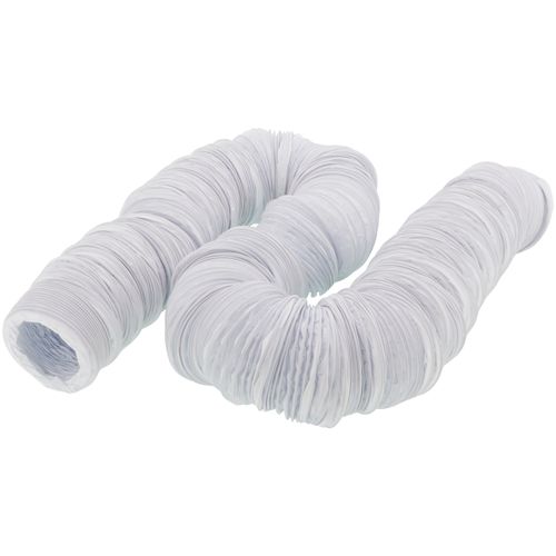 3" x 50 Ft. Flexible White Vinyl Duct