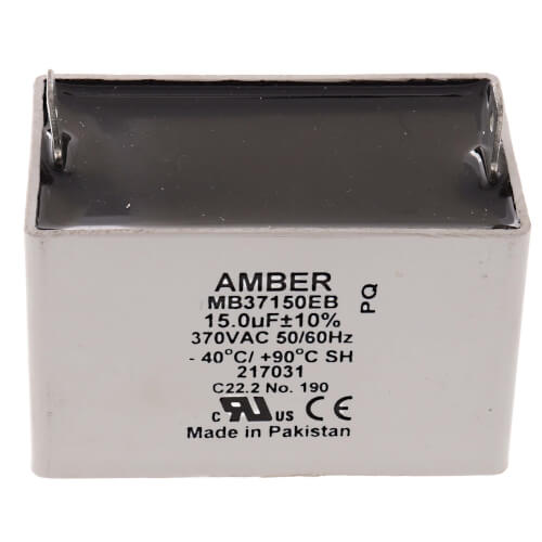 Fan Motor Capacitor, 115V w/ AL14 (15 MFD), 217031