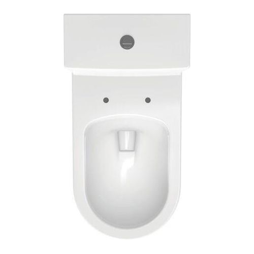 Me By Starck One-Piece Elongated Toilet, Dual Flush 1.28 Gpf (White), 2173010001 2 Me By Starck One-Piece Elongated Toilet, Dual Flush 1.28 Gpf (White), 2173010001
