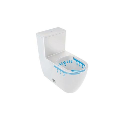 Me By Starck One-Piece Elongated Toilet, Dual Flush 1.28 Gpf (White), 2173010001 3 Me By Starck One-Piece Elongated Toilet, Dual Flush 1.28 Gpf (White), 2173010001