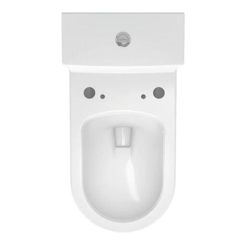 Me By Starck One-Piece Elongated Toilet, 1.32/0.92 Gpf, Dual Flush (White), 2173512001 2 Me By Starck One-Piece Elongated Toilet, 1.32/0.92 Gpf, Dual Flush (White), 2173512001