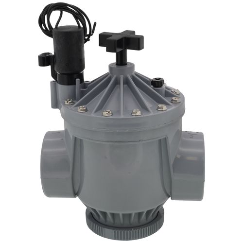 2" FNPT PVC Globe Valve w/ Flow Control
