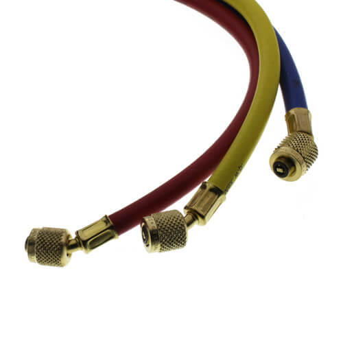 PLUS II 3-Pack Charging Hoses w/ 1/4" HAV Standard Fitting (72" Length)