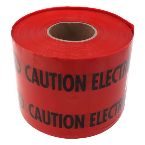 SHIELDTEC "Caution Electric Line Buried Below" Tape (6" x 1000 Ft) 2 SHIELDTEC "Caution Electric Line Buried Below" Tape (6" x 1000 Ft)