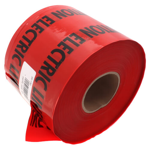 SHIELDTEC "Caution Electric Line Buried Below" Tape (6" x 1000 Ft) 3 SHIELDTEC "Caution Electric Line Buried Below" Tape (6" x 1000 Ft)