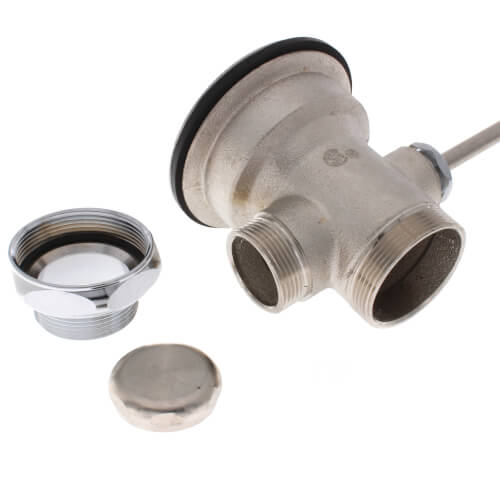 3" Twist Waste Drain with 1-1/4" Overflow Outlet, 22-201-KROWNE 4 3" Twist Waste Drain with 1-1/4" Overflow Outlet, 22-201-KROWNE
