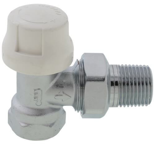 1/2" NPT Angled Thermostatic Radiator Valve Body (2.7 Cv)