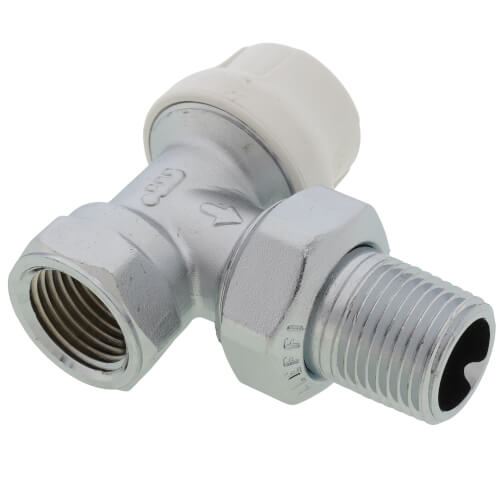 3/4" NPT Angled Thermostatic Radiator Valve Body (3.7 Cv)