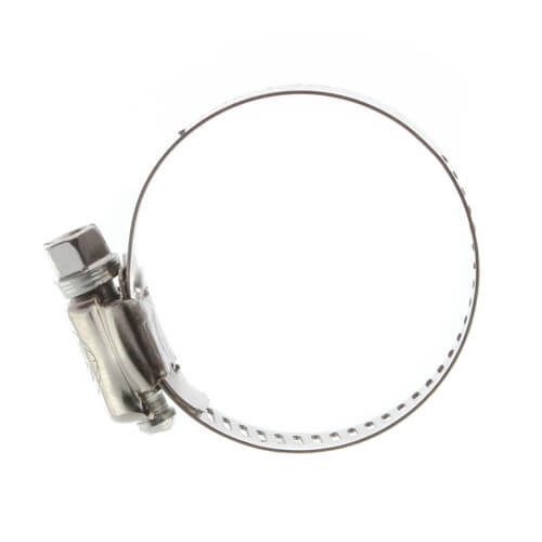 3/4" - 1-3/4" #20 Stainless Steel Hose Clamp w/ Carbon Screw
