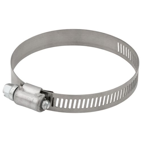 1-1/8"- 3" #40 Stainless Steel Hose Clamp w/ Carbon Screw