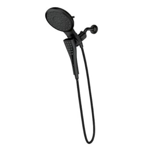 Verso 7" Diameter 8-Spray Pattern Spray Head w/ Handshower (Matte Black)