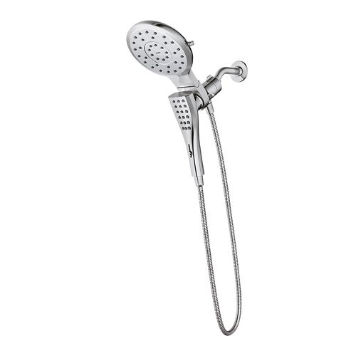 Verso Chrome Infinite 7" Diameter Spray Head Standard w/ Handshower, 1.75 Gpm