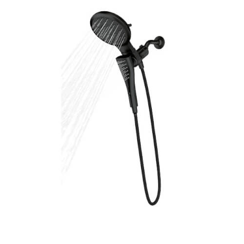 Verso 7" Diameter 8-Spray Pattern Spray Head w/ Handshower and Infinite Dial (Matte Black) 2 Verso 7" Diameter 8-Spray Pattern Spray Head w/ Handshower and Infinite Dial (Matte Black)