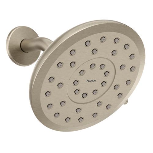 Verso 8 Function 6" Diameter Spray Head Rainshower, 2.5 GPM, 220R7BN (Brushed Nickel)