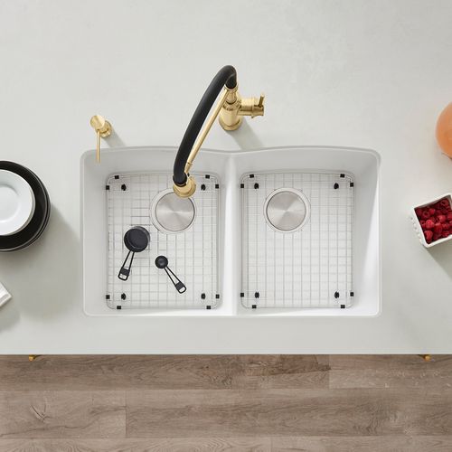 Stainless Steel Sink Grid for Diamond 50/50 Sink - Left Bowl, 221008 3 Stainless Steel Sink Grid for Diamond 50/50 Sink - Left Bowl, 221008