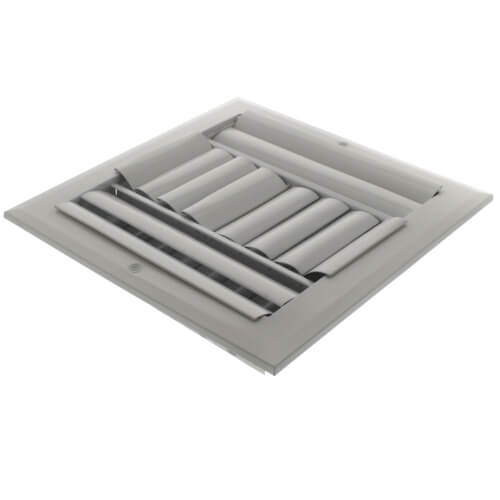 8" x 8" (Wall Opening Size) White Sidewall/Ceiling Register (A614MS Series) 3 8" x 8" (Wall Opening Size) White Sidewall/Ceiling Register (A614MS Series)