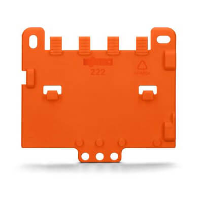 Snap-On Strain Relief Plate for 221-500 or 222-500 Mounting Carriers (Orange)