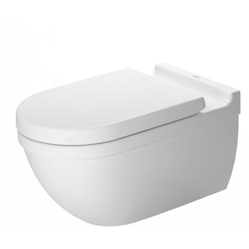Toilet Wall Mounted 62 Cm Starck 3 (white) Washdown Durafix Us-vers.hyg