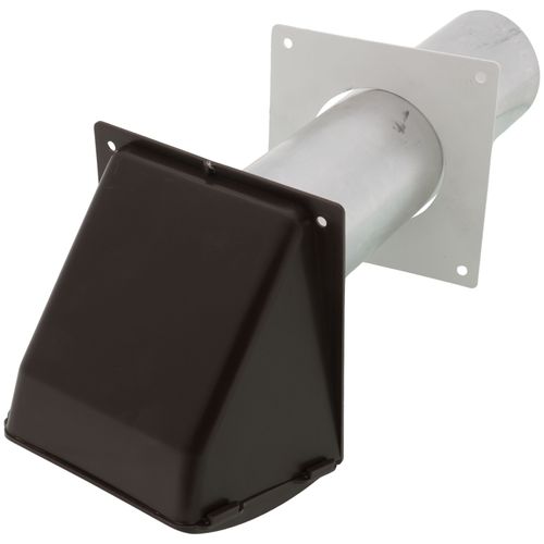 3" Brown Plastic Preferred Hood Vent w/ Tail Pipe