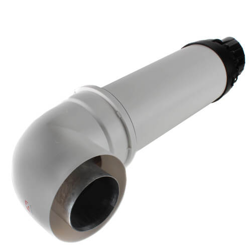 11.5" Horizontal Non-Condensing Vent Termination Kit w/ Elbow